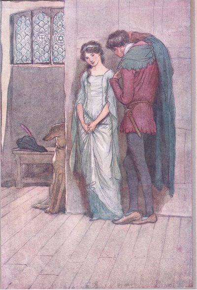 És most éppen önmagad gazdagságára törekszem, illusztráció a Windsori vidám feleségekből, 1910 alkotó: Hugh Thomson