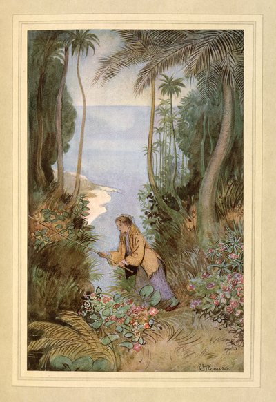 Fishing, J. M. Barrie „The Admirable Crichton”-jából alkotó: Hugh Thomson