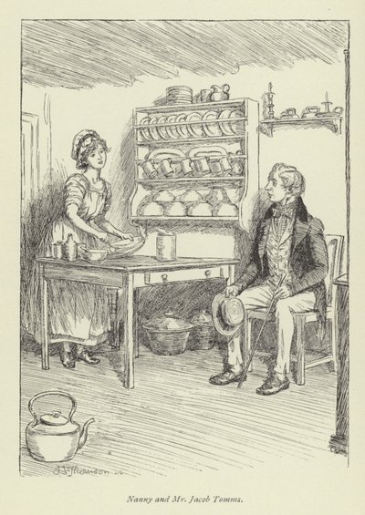 Illusztráció Amos Barton számára, George Eliot alkotó: Hugh Thomson