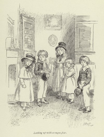 Illusztráció Amos Barton számára, George Eliot alkotó: Hugh Thomson