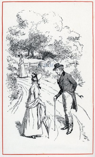 Illusztráció: "Emma", Jane Austen (illusztráció) alkotó: Hugh Thomson