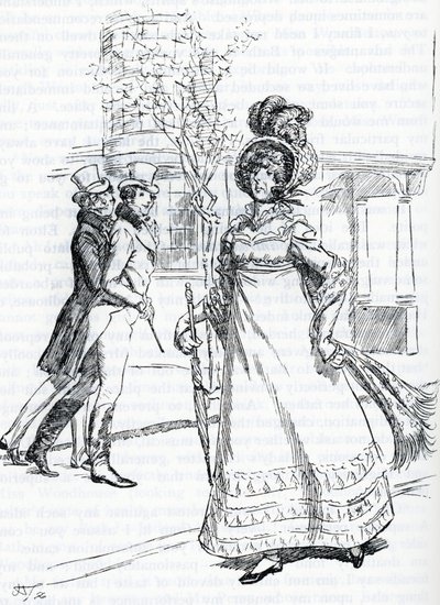 Illusztráció: "Emma", Jane Austen (illusztráció) alkotó: Hugh Thomson