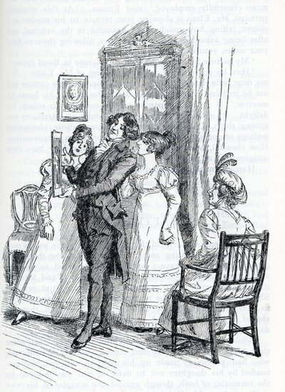 Illusztráció: "Emma", Jane Austen (illusztráció) alkotó: Hugh Thomson
