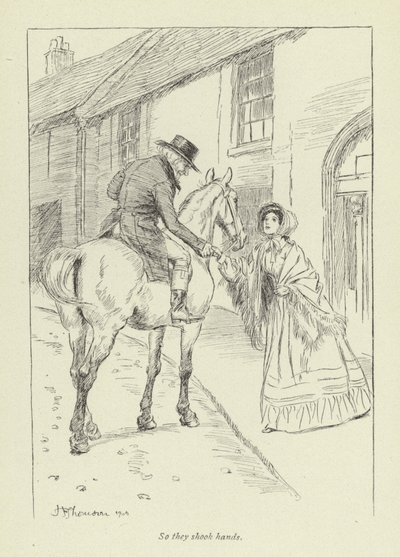Illusztráció a Janets Repentance-hez, George Eliottól alkotó: Hugh Thomson