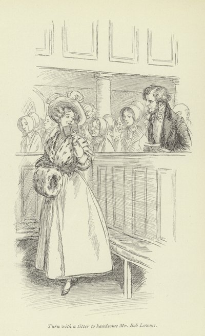 Illusztráció a Janets Repentance-hez, George Eliottól alkotó: Hugh Thomson