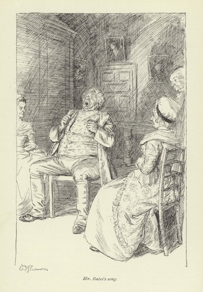 Illusztráció: Mr Gilfils Love Story, George Eliot alkotó: Hugh Thomson