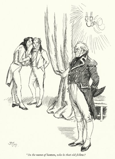 Illusztráció a meggyőzéshez, Jane Austen (litho) alkotó: Hugh Thomson