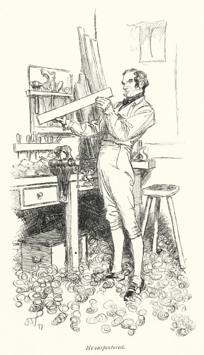 Illusztráció a meggyőzéshez, Jane Austen (litho) alkotó: Hugh Thomson