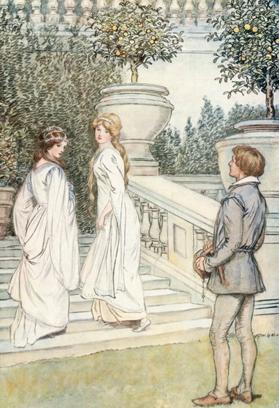 Illusztráció Shakespeareshez, ahogy tetszik alkotó: Hugh Thomson