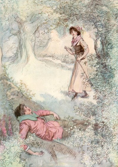 Illusztráció Shakespeareshez, ahogy tetszik alkotó: Hugh Thomson