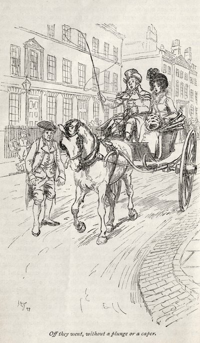 Jane Austen "Northangeri apátság" című regénye - alkotó: Hugh Thomson