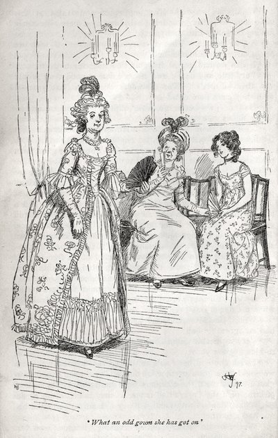 Jane Austen "Northangeri apátság" című regénye - alkotó: Hugh Thomson