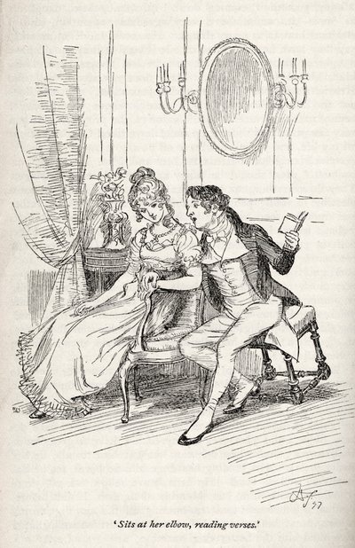 Jane Austen "Meggyőzés" című regénye alkotó: Hugh Thomson