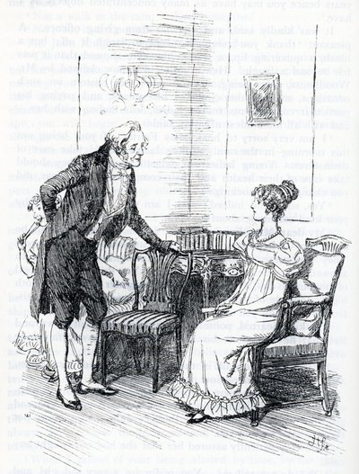 "Jane fairfax" (illusztráció) alkotó: Hugh Thomson