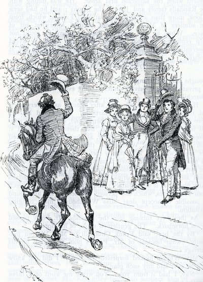 "Mr Perry passant a cheval" (illusztráció) alkotó: Hugh Thomson