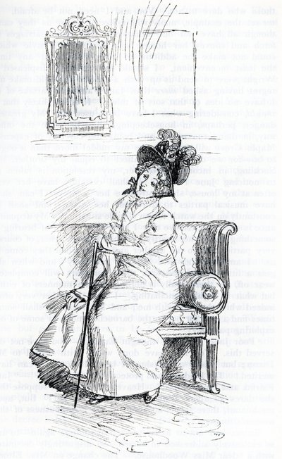 "Mrs Elton" (illusztráció) alkotó: Hugh Thomson