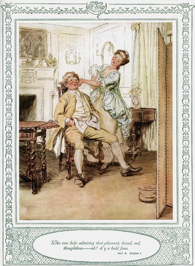 Oliver Goldsmith: Lehajol, hogy hódítson alkotó: Hugh Thomson