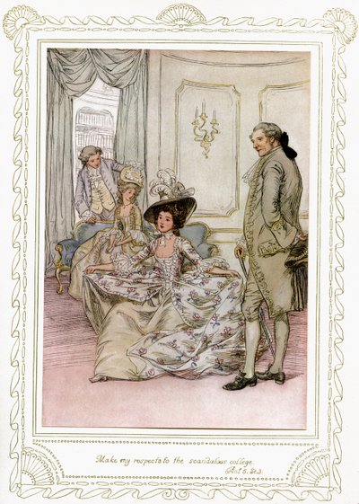 Richard Brinsley Sheridan darabja alkotó: Hugh Thomson