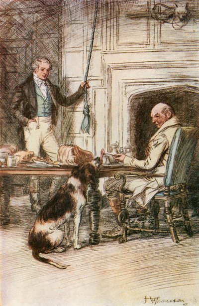 „Ring the Bell for my Ale, jó” (színes litho) alkotó: Hugh Thomson