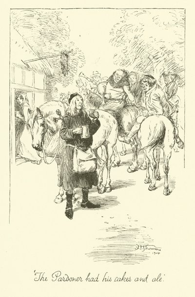 A kegyelmező (litho) alkotó: Hugh Thomson