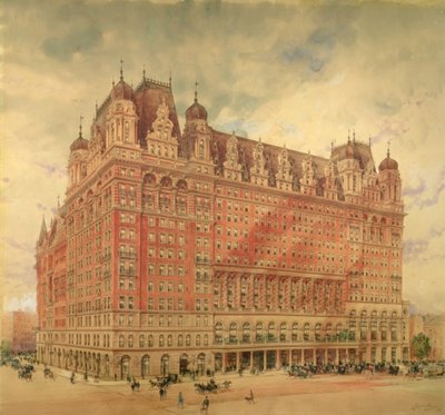 A Waldorf Astoria Hotel, 1896 alkotó: Hughson Frederick Hawley