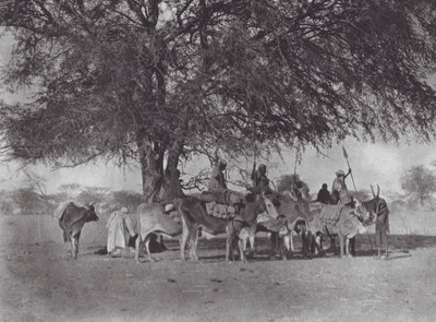 Afrika: Níluson (fekete-fehér fénykép) alkotó: Hugo Adolf Bernatzik