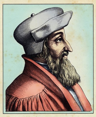 Jean Husschin dit Îcolampade - John ECOLAMPADE (1482-1531) alkotó: Hugo Bürkner
