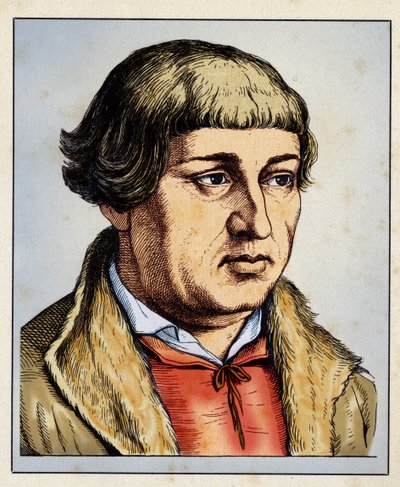 Johannes Bugenhagen - Johannes BUGENHAGEN (1485-1558) alkotó: Hugo Bürkner