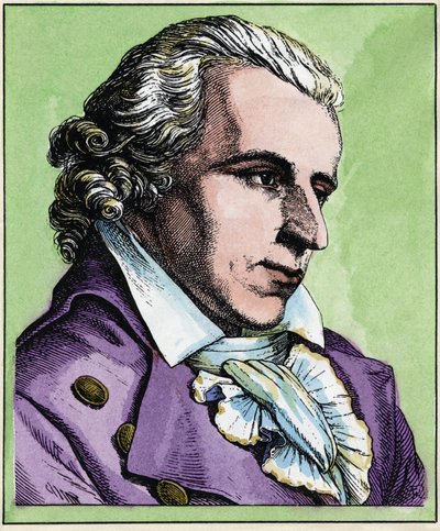 Friedrich von Schiller (1759-1805) német történész és költő portréja alkotó: Hugo Bürkner
