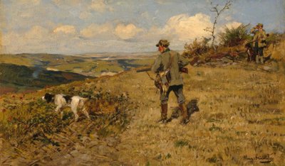 Őszi vadászat alkotó: Hugo Muhlig