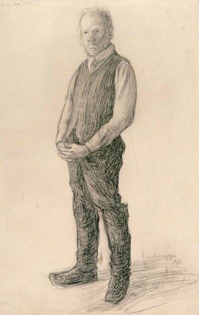 Álló paraszt alkotó: Hugo Simberg