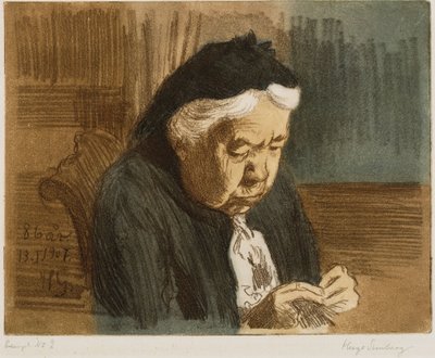 Nagynéni 86 éves korában alkotó: Hugo Simberg