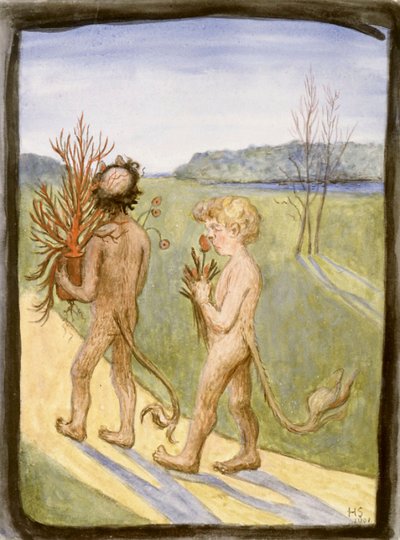 Virágok neki alkotó: Hugo Simberg
