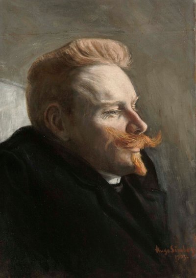 Vörös bajuszú férfi alkotó: Hugo Simberg