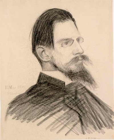 Otto Donner portréja alkotó: Hugo Simberg