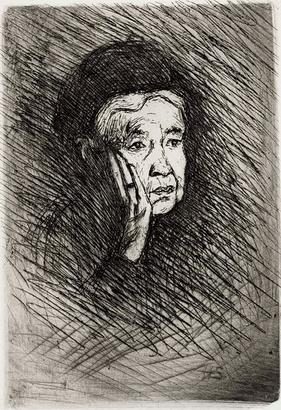 A művész nagynénje alkotó: Hugo Simberg