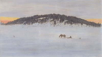 Téli út I alkotó: Hugo Simberg