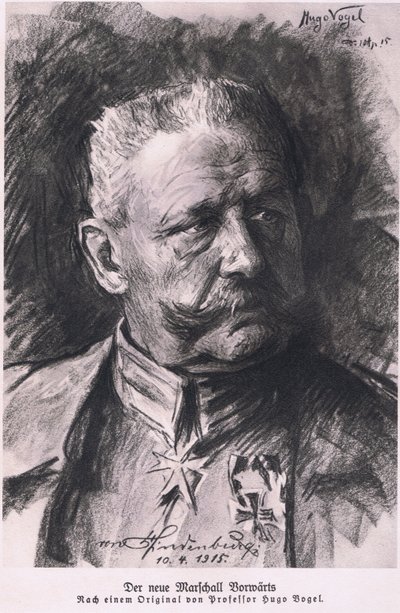 Hindenburg, Hindenburgból, kiadó: Daterlandijrcher Derlag & H Weller Berlin, 1928 alkotó: Hugo Vogel