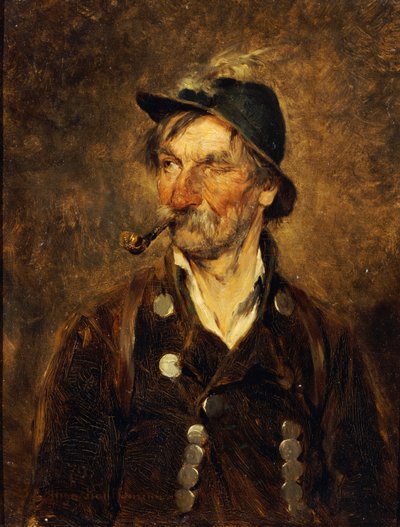 Az öreg vadász, 1879 alkotó: Hugo Wilhelm Kauffman