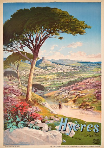 Hyeres-i plakát, Franciaország, 1900 alkotó: Hugo d Alesi