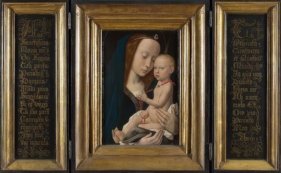 Madonna a gyermekkel. 1485 körül alkotó: Hugo van der Goes