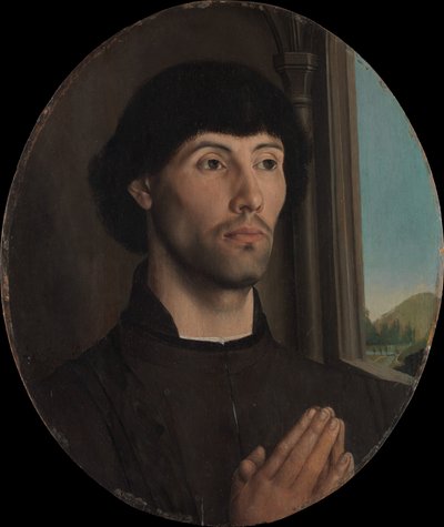 Férfi portréja, kb. 1475. alkotó: Hugo van der Goes
