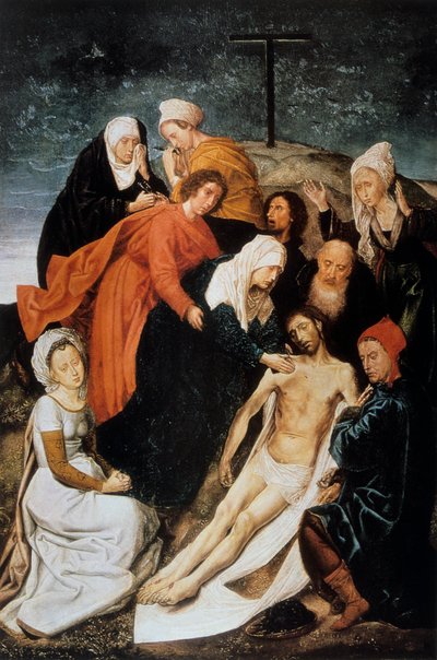 The Lamentation, c1479. alkotó: Hugo van der Goes