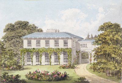 Tervezés egy ház déli homlokzatához a Clapham Common területén William Holme számára alkotó: Humphry Repton