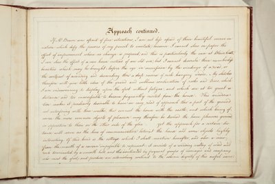 Szöveg, A "Vörös könyv" a Blaise kastélyban, John Scandrett Harford Esq. székhelyén. alkotó: Humphry Repton