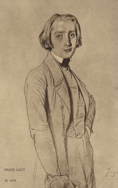 Portrait of Franz Liszt alkotó: Hungarian School
