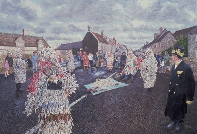 Boxing Day Mummers, Marshfield, 1998 (lásd még: 107623) alkotó: Huw S. Parsons