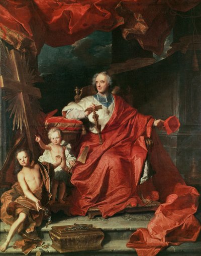 de Bouillon bíboros (1643-1715) megnyitja a „szent ajtót”, 1708 alkotó: Hyacinthe Francois Rigaud