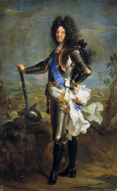 XIV. Lajos francia király 1638-1715, 1701 alkotó: Hyacinthe Francois Rigaud