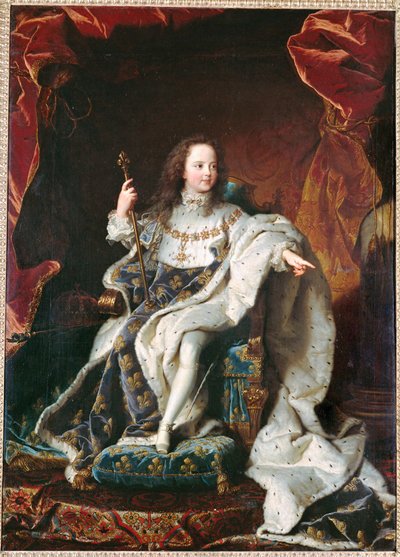 XV. Lajos gyermekként ... (festmény vászonra) alkotó: Hyacinthe Francois Rigaud